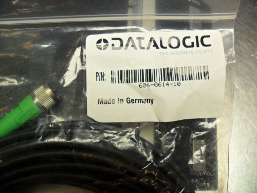 DATALOGIC 606-0614-10  Cable, 4 Pin F M12 to Pigtail, 10 Meter NEW FREE SHIP