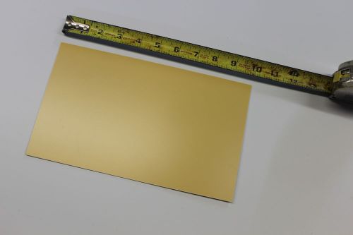 Styrene polystyrene plastic sheet .060&#034; thick 6&#034; x 10&#034;  glossy tan color for sale