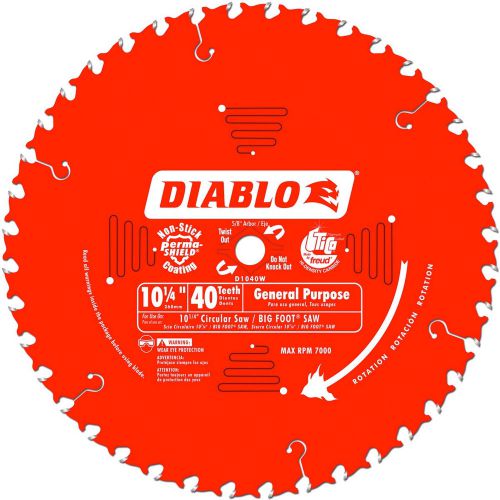 Freud d1040w diablo 10-1/4&#034; circular saw blade 40t for sale