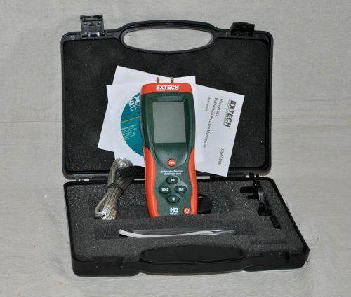 Extech hd750 digital manometer 0 to 138.3 in wc for sale