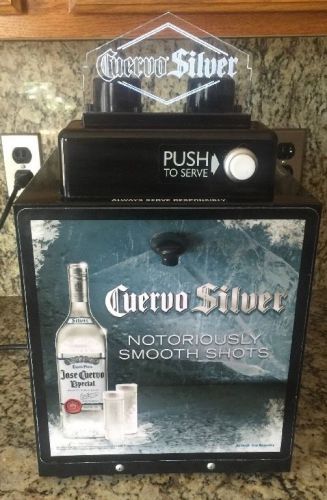 CUERVO Silver Tequila Shot Chiller Machine Dispenser Cooler