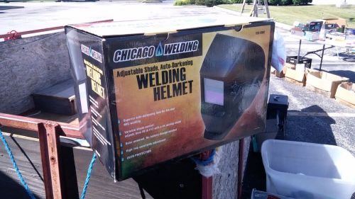Chicago welding adjustable shade, auto-darkening welding helmet for sale