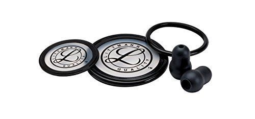 3M Littmann Stethoscope Spare Replacement Parts Kit, High Quality, Black, 40003