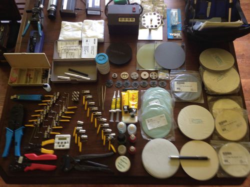 *HUGE LOT* Fiber termination tools and supplies 3M Crimplok Siecor LANscape Kits