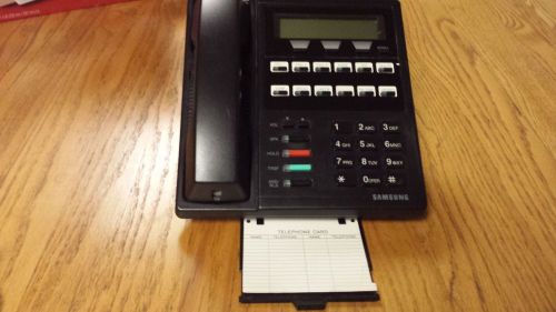 Samsung DCS Compact iDCS 100 50si LCD 12 Button Keyset Black 12B Display Phone.