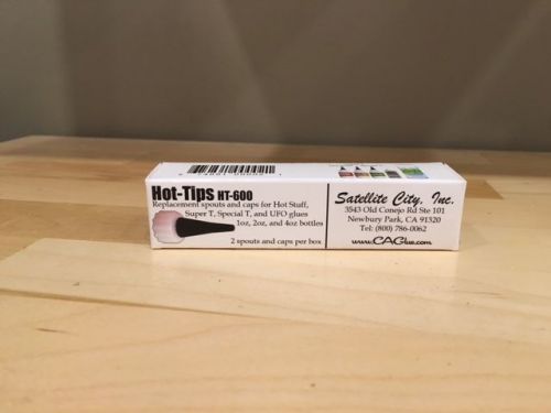 Satellite City Hot Stuff Hot-Tips Replacement Spouts -  2 Pieces - New CA Super
