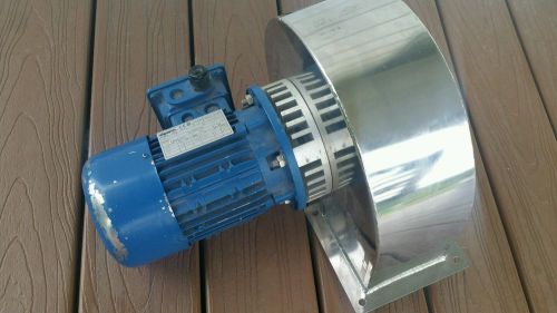 Centrifugal Fan/Blower ~3 phase 275-480V Motor ELPROM  3430 RPM electric motor