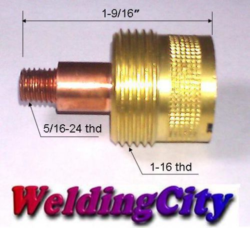 WeldingCity 2-pk Large Gas Lens Collet Body 45V116S (1/16&#034;) TIG Torch 9/20/25