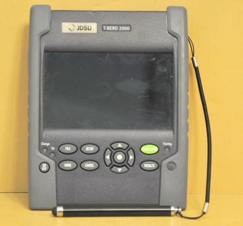 JDSU ETB2000T TBerd 2000 MTS-2000 Handheld NO MODULE Test Mainframe W/ VFL &amp; PM