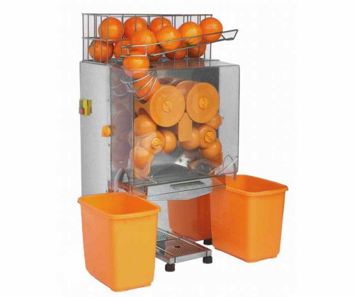 Electric commercial auto feed orange lemon squeezer juicer machine 22-25 0/mins for sale