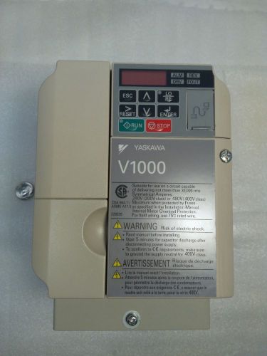Yaskawa: CIMR-VU4A0004FAA, VFD, NEMA 1, 2 HP, 3.4 A, 480 VAC 3PH, V1000