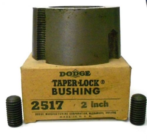 Dodge taper lock bushing 2517 **2&#034;** approx 3 3/8&#034; largest od, 1 3/4&#034; depth for sale
