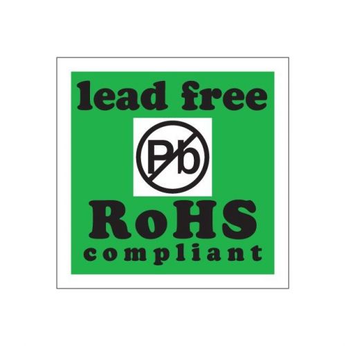 &#034;Tape Logic Labels, &#034;&#034;Lead Free RoHs Compliant&#034;&#034;, 2&#034;&#034;x2&#034;&#034;, 500/Roll&#034;