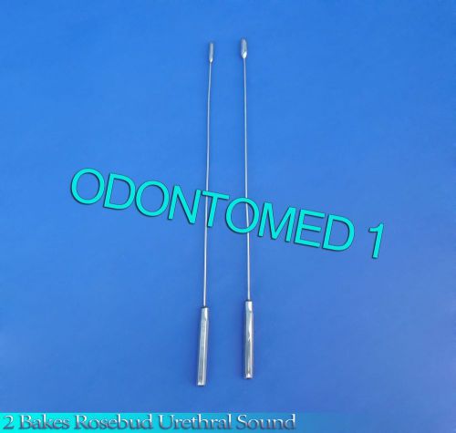 2 Pcs Bakes Rosebud Urethral Sounds 5mm+7mm