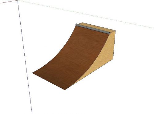 3 Ft. Quarter Pipe (Indoor)