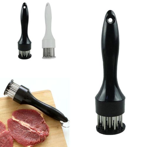 Professional Meat Tenderizer Needle Kitchen Stainless-Steel Tools Black