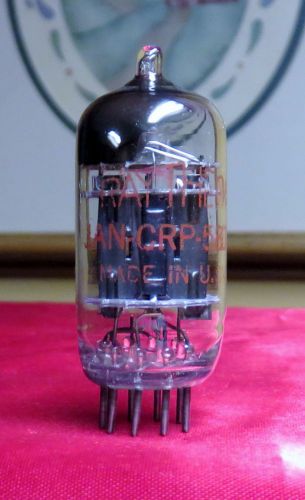 1957 raytheon jan 5814a platinum grade bp triple mica tube tested nos 101% 12au7 for sale