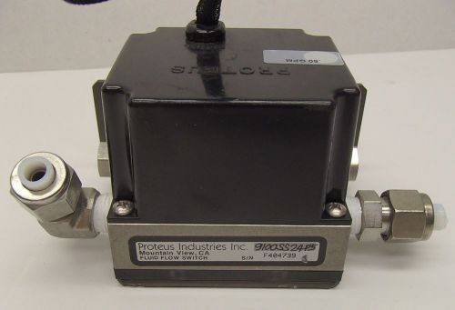 AMAT 0190-09470 COOLANT FLOW SWITCH, .50GPM, TROTEUS 9100SS24P5 with Bracket