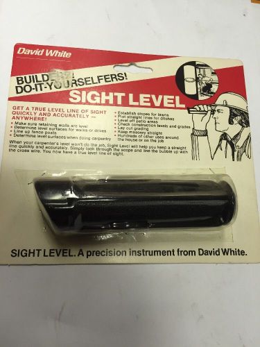 VINTAGE  New DAVID WHITE  HAND SIGHT LEVEL