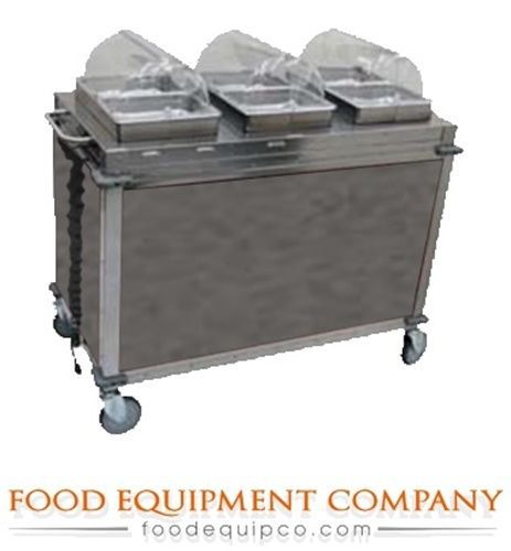 Cadco cbc-hc-l3 mobile hot/cold buffet cart 49&#034; h x 55.5&#034; w x 28.75&#034; d... for sale