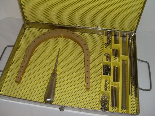 W. Lorenz 01-0057 Maxillo - Facial Head Frame &amp; Tools with Case Didage Sales