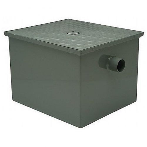 Commercial kitchen 50 lb grease trap 25 g.p.m. pdi certified for sale