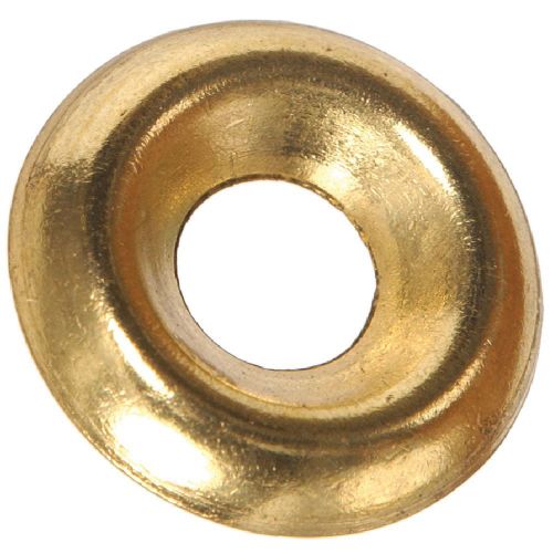 Blue hawk 4-count #12 brass standard (sae) finishing washers for sale