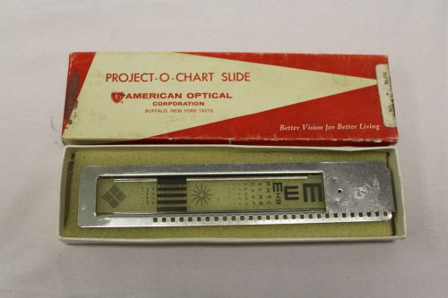 AO Project-O-Chart Slide Ophthalmic Exam Symbols Slide