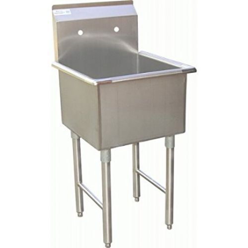 1 compartment preperation sink15&#034;x15&#034; stainless steel utility prep nsf. se15151p for sale