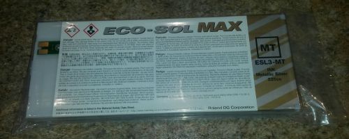 NEW Roland ESL3 MT ECO SOL MAX INK Metallic Silver Ink 220cc