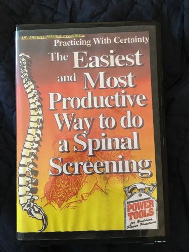Easiest And Most Productive Way To Do A Spinal Screening