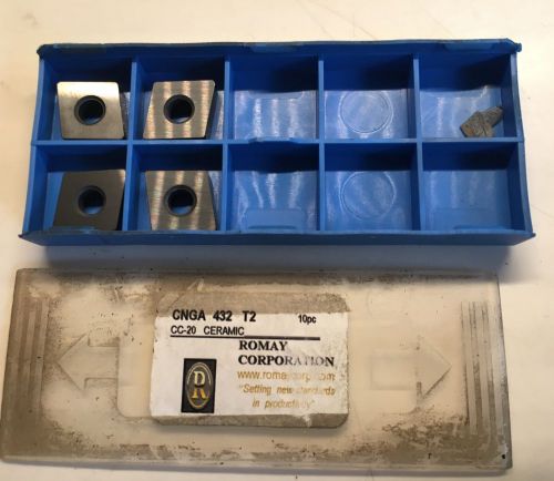 ROMAY Corp. Ceramic Inserts - CNGA 432 T2 CC-20 - Qty. 4