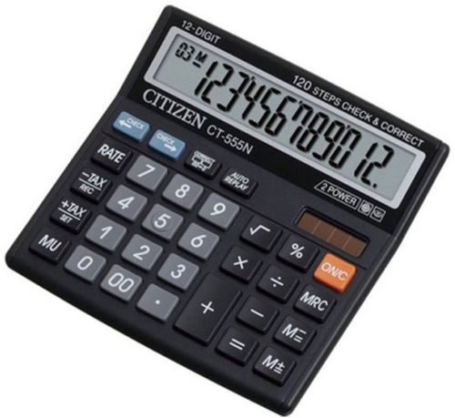 Citizen CT- 555N Basic calculator(12 Digit) for home office shop store use
