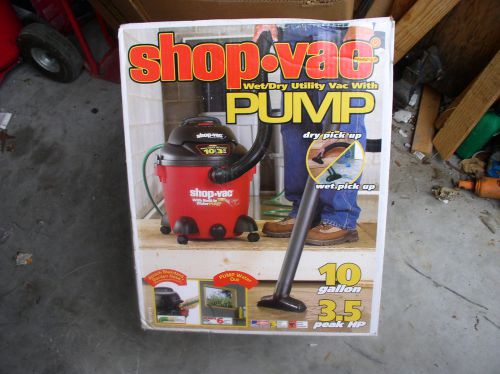 SHOP-VAC WET/DRY UTILITY VAC WITH PUMP  *****FREE SHIPPING***** New in Box