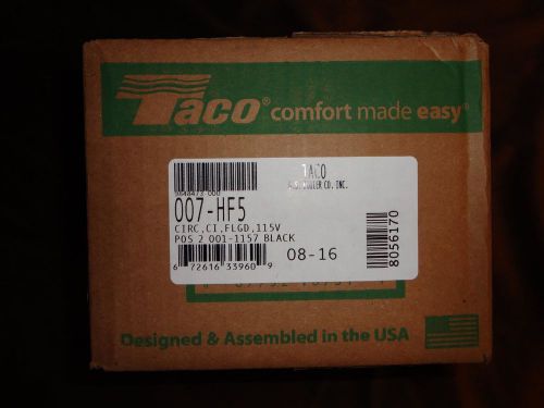 Taco 00 Series Cartridge Circulator (007-HF5) Black