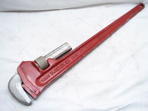 Vintage ridgid 36 iron straight pipe wrench oil drilling rig tool heavy duty for sale