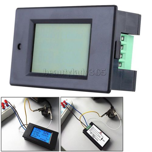 AC80-260V 20A Digital LCD Active Power Detection Tester Ammeter Voltmeter