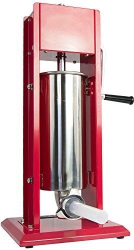 VIVO Sausage Stuffer Vertical Dual Gear Stainless Steel 5L/11LB 5-7 Pound Meat