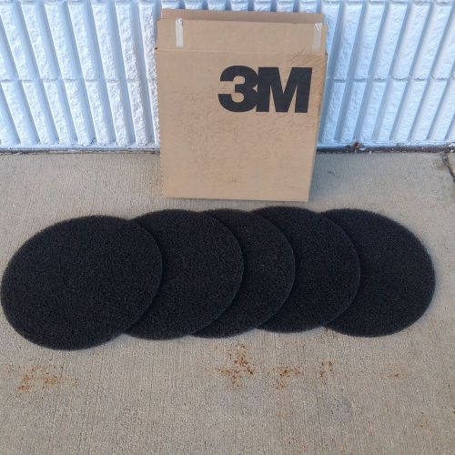 3m 7300 14inch black hi-pro stripping pads for sale