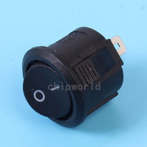 10pcs Black 15mm KCD11-105-2P Rocker Power Switch For Industrial Control