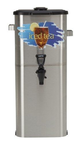 Wilbur Curtis Iced Tea Dispenser 4.0 Gallon Tea Dispenser, Oval 21&#034;H - Designed