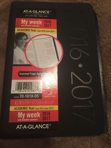 at a glance weekly planner