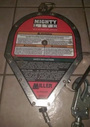 Miller  mighty lite self-retracting lifeline - rl50- 50ft ~*. free shipping*~ for sale
