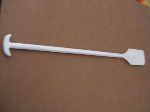 Remco 6777md5 paddle scraper w/o holes, 52 inch long white for sale