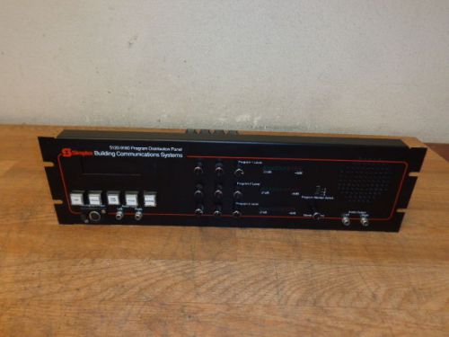 SIMPLEX Integrated Communications System Cassette Player 5120-9189 WORKING