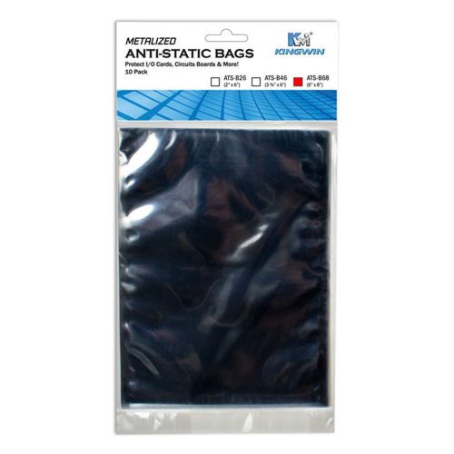 Kingwin 6-Inch x 8-Inch Anti Static Bag (ATS-B68)