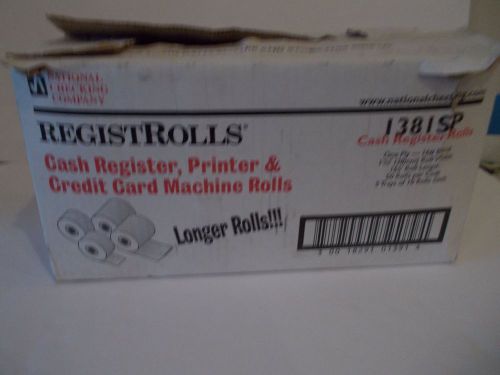 National checking company register rolls 1381sp one ply (38mm) 50 rolls for sale