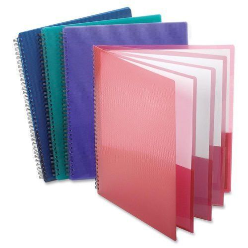 Esselte Oxford Poly 8-Pocket Folder - Letter Size - 9.1 x 10.6 x 0.4(Colors ...