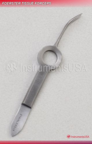Schaaf Foreign Body Curved Forceps length 95 mm Fine grooved jaws