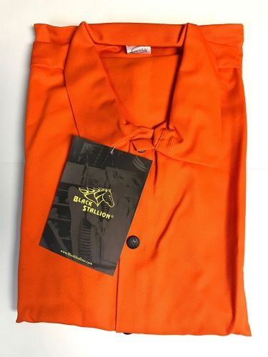 Revco Black Stallion F09-30C 30&#034; 9oz Orange FR Welding Jacket (large)